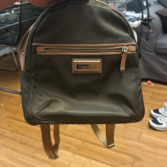 Calvin Klein Green book bag - Picture 1 of 3